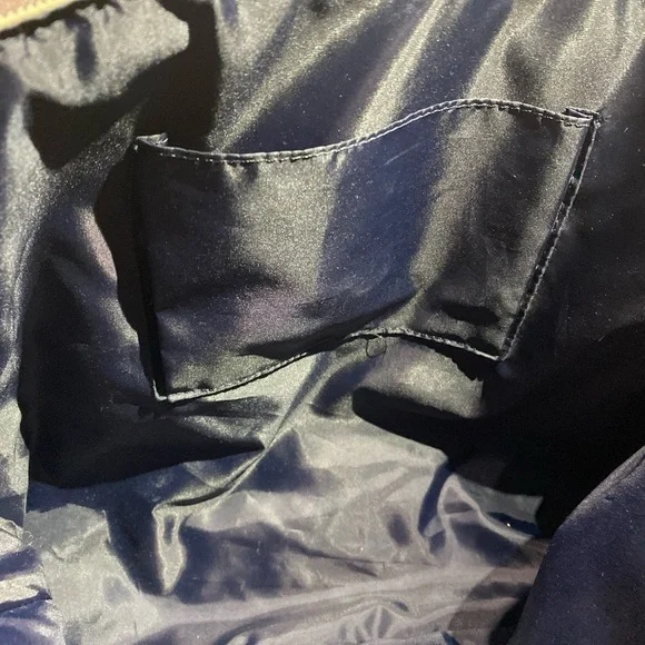 Tommy Hilfiger Black and White Striped Tote - Picture 6 of 7